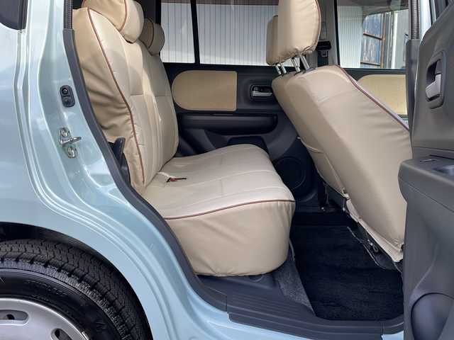 スズキ ラパン G 長野県 2010(平22)年 5.2万km アロマティックアクアメタリック 純正メモリナビ/ETC/プッシュスタート/シートカバー/純正フロアマット/取説/スペアキー