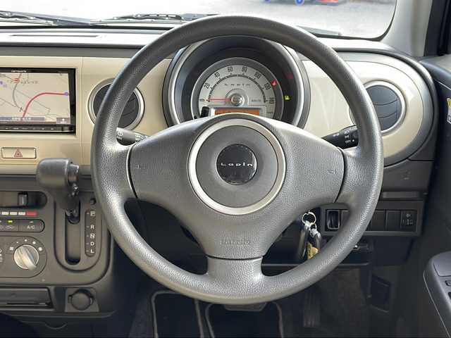 スズキ ラパン G 長野県 2010(平22)年 5.2万km アロマティックアクアメタリック 純正メモリナビ/ETC/プッシュスタート/シートカバー/純正フロアマット/取説/スペアキー