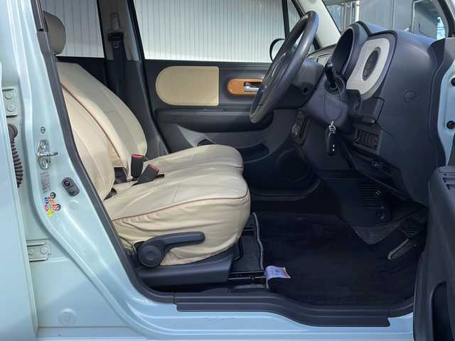 スズキ ラパン G 長野県 2010(平22)年 5.2万km アロマティックアクアメタリック 純正メモリナビ/ETC/プッシュスタート/シートカバー/純正フロアマット/取説/スペアキー