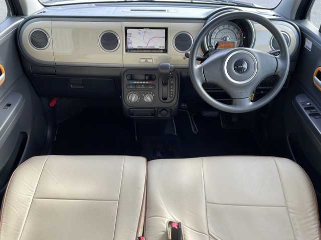 スズキ ラパン G 長野県 2010(平22)年 5.2万km アロマティックアクアメタリック 純正メモリナビ/ETC/プッシュスタート/シートカバー/純正フロアマット/取説/スペアキー