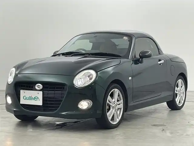 ダイハツ コペン セロ 福岡県 2018(平30)年 4.5万km 緑 社外ナビ（Ｂｌｕｅｔｏｏｔｈ，ＴＶ）　/ＥＴＣ　/ＭＴモード付き　/シートヒーター　/プッシュスタート　/横滑り防止装置　/アイドリングストップ　/ステアリングリモコン　/電動格納式ドアミラー　/純正フロアマット　/純正１６インチＡＷ　/LED ヘッドライト　