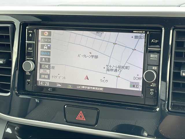 日産 デイズ ルークス X 山口県 2019(平31)年 3.9万km アッシュブラウンM 純正SDナビ/・フルセグテレビ/・Bluetooth/・CD/DVD/・SD/・MUSIC STOCKER/・AM/FM/・iPod/・USB/WALKMAN/ETC/前方ドライブレコーダー/片側パワースライドドア/プッシュスタート/スマートキー（スペアキー有）/オートエアコン/ドアバイザー/電動格納ミラー/シガーソケット/安全装備/・エマージェンシーブレーキ/・踏み間違い衝突防止アシスト（前進時）/・VDC（ビークルダイナミクスコントロール［TCS機能含む］）/・ABS（アンチロックブレーキシステム）/・EBD（電子制御制動力配分システム）/・ブレーキアシスト/・ヒルスタートアシスト/・エマージェンシーストップシグナル