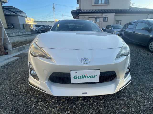 トヨタ ８６ GT 道東・釧路十勝 2012(平24)年 7.5万km サテンホワイトパール 純正SDナビ【NSCT-W61】/　　（ワンセグ）/フロントモデリスタエアロ/バックカメラ/HIDヘッドライト/スマートキー/パドルシフト/ETC/横滑り防止機能