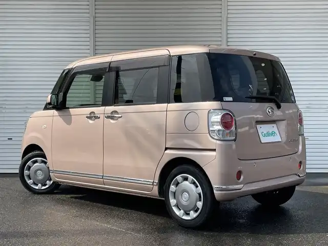 ダイハツ ムーヴ キャンバス X LTD メイクアッフ SA Ⅱ 福島県 2017(平29)年 2万km ライトローズマイカメタリックⅡ 純正メモリーナビ/CD/DVD/SD/BT/USB/フルセグTV/スマートアシスト２/両側パワースライドドア/アイドリングストップ/プッシュスタート/オートライト/フォグライト/ドアバイザー/フロアマット