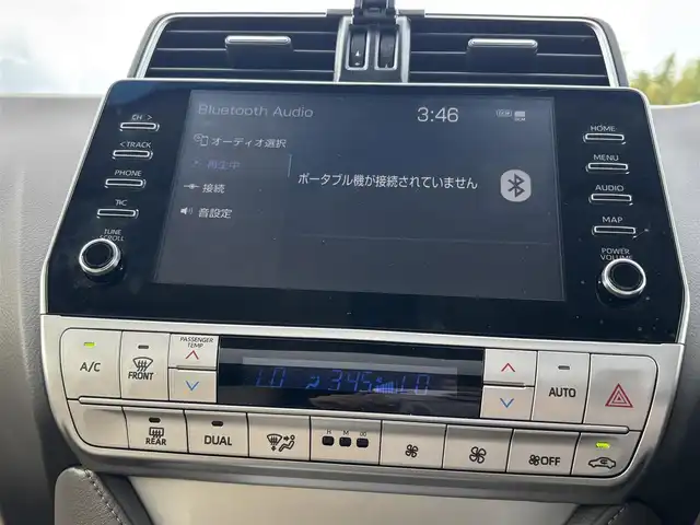 トヨタ ランドクルーザー プラド TX Lパッケージ マットブラED 奈良県 2023(令5)年 3万km ホワイトパールクリスタルシャイン 純正９インチメモリナビ　/フルセグ/サンルーフ　/レザーシート　/ブラインドスポットモニター　/全方位カメラ　/シートヒーター　/エアシート　/パワーシート　/Ｂｌｕｅｔｏｏｔｈ　/追従クルーズコントロール　/電動格納サードシート/パーキングサポートブレーキ/ETC2.0/ヘッドライトウォッシャー/センサーデフロック