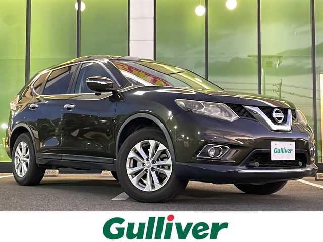 日産 エクストレイル 20X エマージェンシーブレーキ 福岡県 2014(平26)年 8.5万km ミディアムブルーメタリック 純正８型メモリナビ/フルセグＴＶ／Bluetooth/DVD/フリップダウンモニター/バックカメラ/前方向ドライブレコーダー/前席シートヒーター/ETC/ＬＥＤヘッドライト/オートライト/コーナーセンサー/純正１７インチアルミホイール/カプロンシート/社外レーダー/純正フロアマット