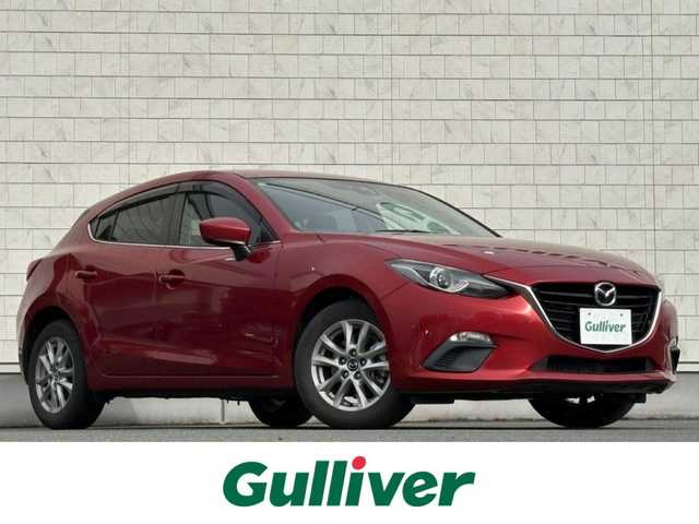 マツダ アクセラ スポーツ 15S 岩手県 2016(平28)年 10.2万km ソウルレッドプレミアムメタリック 禁煙車/4WD/ブラインドスポットモニター/横滑り防止装置/クルーズコントロール/純正ナビ/→フルセTV/Bluetooth/CD/DVD/FM/AM/AUX/USB/バックカメラ/ステアリングスイッチ/オートライト/〇プッシュスタート/〇電動格納ミラー/〇ウィンカーミラー/〇MTモード/〇スマートキー/〇ドアバイザー/〇フロアマット/前後ドライブレコーダー/ETC/冬タイヤ社外アルミホイール車載/→6mm×4本