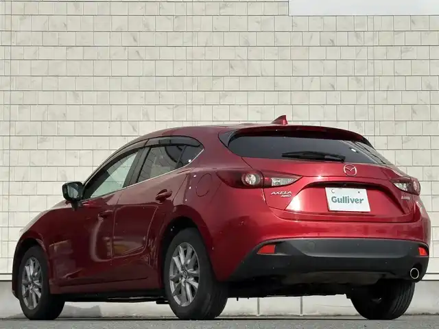 マツダ アクセラ スポーツ 15S 岩手県 2016(平28)年 10.2万km ソウルレッドプレミアムメタリック 禁煙車/4WD/ブラインドスポットモニター/横滑り防止装置/クルーズコントロール/純正ナビ/→フルセTV/Bluetooth/CD/DVD/FM/AM/AUX/USB/バックカメラ/ステアリングスイッチ/オートライト/〇プッシュスタート/〇電動格納ミラー/〇ウィンカーミラー/〇MTモード/〇スマートキー/〇ドアバイザー/〇フロアマット/前後ドライブレコーダー/ETC/冬タイヤ社外アルミホイール車載/→6mm×4本