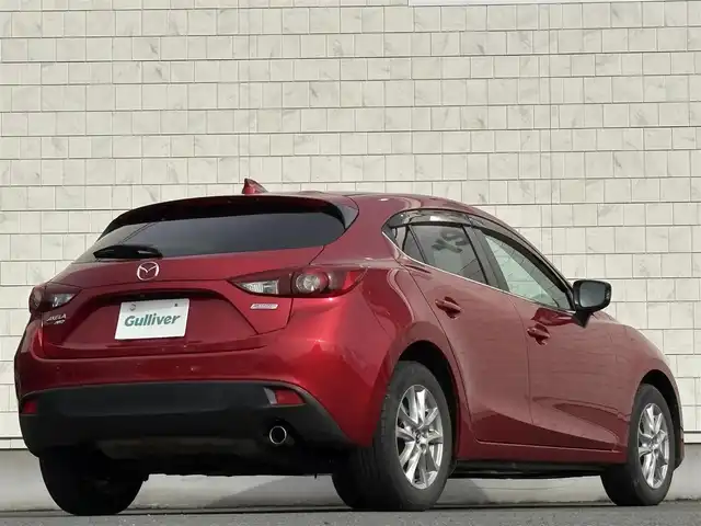 マツダ アクセラ スポーツ 15S 岩手県 2016(平28)年 10.2万km ソウルレッドプレミアムメタリック 禁煙車/4WD/ブラインドスポットモニター/横滑り防止装置/クルーズコントロール/純正ナビ/→フルセTV/Bluetooth/CD/DVD/FM/AM/AUX/USB/バックカメラ/ステアリングスイッチ/オートライト/〇プッシュスタート/〇電動格納ミラー/〇ウィンカーミラー/〇MTモード/〇スマートキー/〇ドアバイザー/〇フロアマット/前後ドライブレコーダー/ETC/冬タイヤ社外アルミホイール車載/→6mm×4本