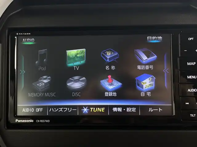 マツダ フレア クロスオーバー ハイブリッド XG 新潟県 2021(令3)年 5.3万km クールカーキパールメタリック 4WD/プッシュスタート/スマートキー/スペアキー　1本/メモリナビ　型式CN-RE07WD/CD/DVD/BT/フルセグ/シートヒーター　D席/N席/スタッドレスタイヤ4本積載済み/バイザー/フロアマット