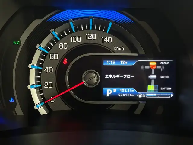 マツダ フレア クロスオーバー ハイブリッド XG 新潟県 2021(令3)年 5.3万km クールカーキパールメタリック 4WD/プッシュスタート/スマートキー/スペアキー　1本/メモリナビ　型式CN-RE07WD/CD/DVD/BT/フルセグ/シートヒーター　D席/N席/スタッドレスタイヤ4本積載済み/バイザー/フロアマット