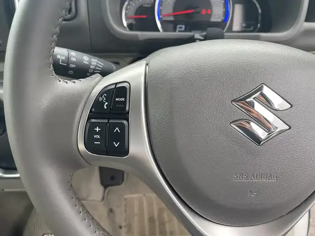 スズキ エブリィ ワゴン PZターボ スペシャル 神奈川県 2023(令5)年 2万km パールホワイト ワンオーナー/プッシュスタート/ETC/本革巻きステアリング/プリクラッシュ/車線逸脱防止装置/横滑り防止装置/コーナーセンサー/前後ドライブレコーダー内蔵デジタルルームミラー/運転席シートヒーター/オートライト/キセノンライト/スペアキー1本