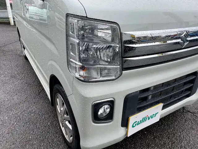 スズキ エブリィ ワゴン PZターボ スペシャル 神奈川県 2023(令5)年 2万km パールホワイト ワンオーナー/プッシュスタート/ETC/本革巻きステアリング/プリクラッシュ/車線逸脱防止装置/横滑り防止装置/コーナーセンサー/前後ドライブレコーダー内蔵デジタルルームミラー/運転席シートヒーター/オートライト/キセノンライト/スペアキー1本