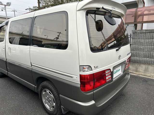 トヨタ グランド ハイエース G プライムセレクション 群馬県 2002(平14)年 4万km 白 純正ナビ/バックカメラ/サンルーフ/ワンセグ/純正アルミホイール/8人乗り/ハロゲンヘッドライト/フォグランプ/スペアキー/ダブルエアコン