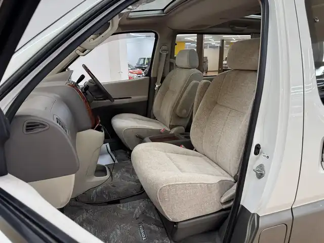 トヨタ グランド ハイエース G プライムセレクション 群馬県 2002(平14)年 4万km 白 純正ナビ/　　ワンセグ/CD/AM/FM/    TAPE/VTR/サンルーフ/バックカメラ/両側イージークローザードア/オートライト/リヤヒーター/リヤクーラー/純正15AW/スペアキー2本/前方ドライブレコーダー/ETC