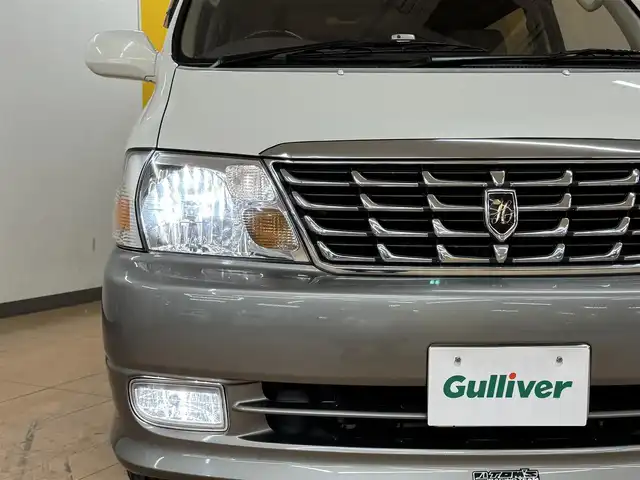 トヨタ グランド ハイエース G プライムセレクション 群馬県 2002(平14)年 4万km 白 純正ナビ/　　ワンセグ/CD/AM/FM/    TAPE/VTR/サンルーフ/バックカメラ/両側イージークローザードア/オートライト/リヤヒーター/リヤクーラー/純正15AW/スペアキー2本/前方ドライブレコーダー/ETC