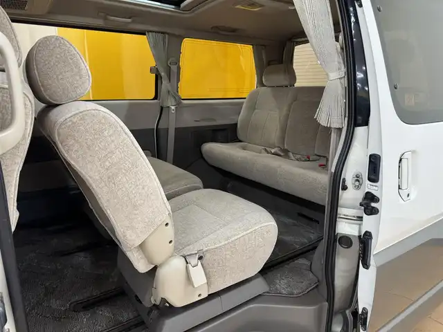 トヨタ グランド ハイエース G プライムセレクション 群馬県 2002(平14)年 4万km 白 純正ナビ/　　ワンセグ/CD/AM/FM/    TAPE/VTR/サンルーフ/バックカメラ/両側イージークローザードア/オートライト/リヤヒーター/リヤクーラー/純正15AW/スペアキー2本/前方ドライブレコーダー/ETC