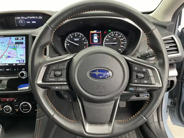 スバル ＸＶ ハイブリッド 2．0e－L アイサイト 富山県 2019(令1)年 7万km クールグレーカーキ 4WD/純正8型ナビ/（AM/FM/CD/DVD/SD/AUX/USB/BT）/フルセグTV/バックカメラ/衝突被害軽減ブレーキ/アダプティブクルーズコントロール/レーンキープアシスト/ブラインドスポットモニター/オートライト/LEDヘッドライト/リアパーキングセンサー/ETC/前席パワーシート/スマートキー/プッシュスタート/純正１７インチAW/純正フロアマット