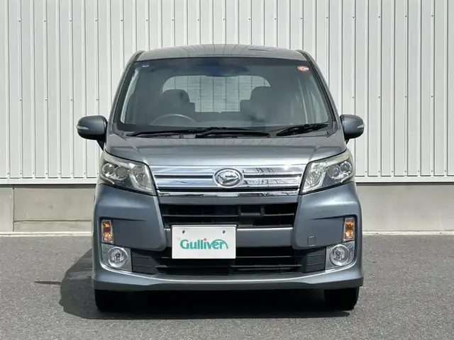 ダイハツ ムーヴ カスタム X SA 群馬県 2013(平25)年 6.3万km タングステングレーM スマートアシスト/純正HDDナビ　NHZP-W63D/　(CD DVD フルセグ　Bluetooth AM FM MSV)/ETC/アイドリングストップ/電動格納ウィンカーミラー/横滑り防止/取扱説明書/保証書