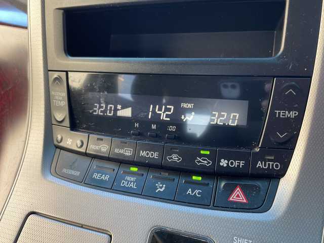 トヨタ アルファード 240S 道央・札幌 2008(平20)年 15.2万km ブラック ４WD/社外SDナビ(AM/FM)/フルセグ(走行中視聴可能)/プッシュスタート/ウインカーミラー/オートライト/フォグランプ/ドアバイザー/ステアリングスイッチ/純正フロアマット/ETC/両側パワースライドドア/盗難防止装置/横滑り防止装置/イルミネーションコントロール/フロントデアイサー/電動格納ミラー/バニティミラー/防眩ミラー/オーバーヘッドコンソール/社外エンジンスターター/スペアキー×１/積込夏タイヤ/　　(純正AW 235/50R18 21年製 溝3mm)