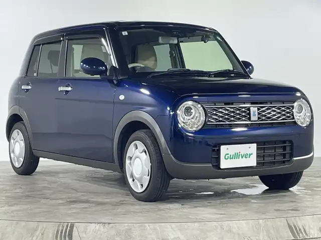スズキ ラパン モード 福岡県 2021(令3)年 1.7万km ノクターンブルーパール 純正メモリナビ/・CD/DVD/BT/フルセグTV/・全方位モニター/スズキセーフティサポート/コーナーセンサー/ビルトインETC/360度ドライブレコーダー/シートヒーター（D/N)/革巻きステアリング/ステアリングリモコン/LEDヘッドライト/・オートライト/アイドリングストップ/スマートキー/・プッシュスタート/・スペアキー/純正フロアマット/純正ドアバイザー