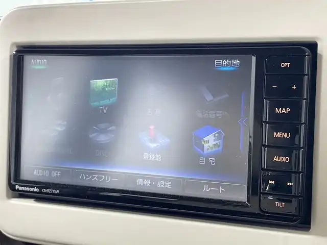 スズキ ラパン モード 福岡県 2021(令3)年 1.7万km ノクターンブルーパール 純正メモリナビ/・CD/DVD/BT/フルセグTV/・全方位モニター/スズキセーフティサポート/コーナーセンサー/ビルトインETC/360度ドライブレコーダー/シートヒーター（D/N)/革巻きステアリング/ステアリングリモコン/LEDヘッドライト/・オートライト/アイドリングストップ/スマートキー/・プッシュスタート/・スペアキー/純正フロアマット/純正ドアバイザー