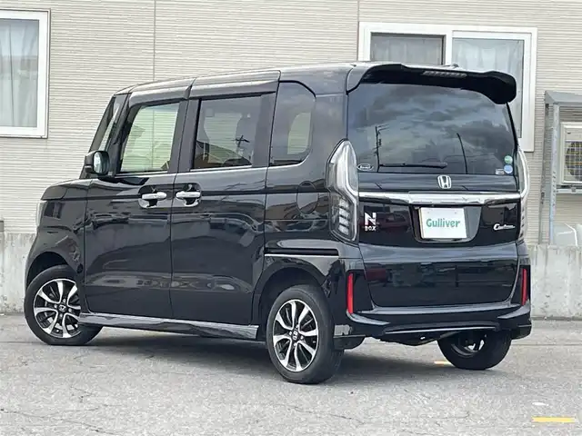 ホンダ Ｎ ＢＯＸ カスタム G L ホンダセンシング 青森県 2018(平30)年 12.5万km クリスタルブラックパール 4WD/ワンオーナー/純正メモリナビ/・フルセグTV/・AM/FM/CD/DVD/BT/USB/片側パワースライド/フォグランプ/純正14AW/純正フロアマット/ETC/ベンチシート/シートヒーター/バックカメラ/アイドリングストップ/横滑り防止機能/オートライト/保証書/取扱説明書