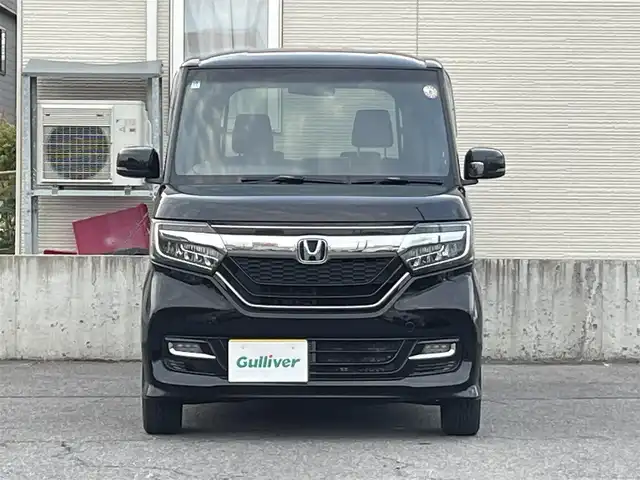 ホンダ Ｎ ＢＯＸ カスタム G L ホンダセンシング 青森県 2018(平30)年 12.5万km クリスタルブラックパール 4WD/ワンオーナー/純正メモリナビ/・フルセグTV/・AM/FM/CD/DVD/BT/USB/片側パワースライド/フォグランプ/純正14AW/純正フロアマット/ETC/ベンチシート/シートヒーター/バックカメラ/アイドリングストップ/横滑り防止機能/オートライト/保証書/取扱説明書