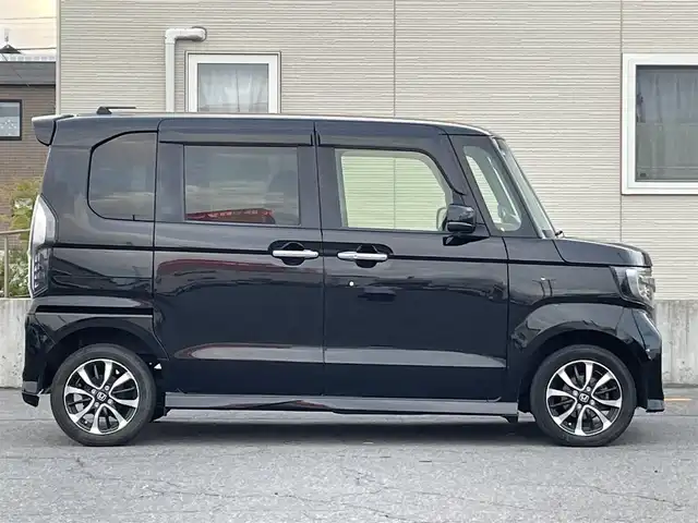 ホンダ Ｎ ＢＯＸ カスタム G L ホンダセンシング 青森県 2018(平30)年 12.5万km クリスタルブラックパール 4WD/ワンオーナー/純正メモリナビ/・フルセグTV/・AM/FM/CD/DVD/BT/USB/片側パワースライド/フォグランプ/純正14AW/純正フロアマット/ETC/ベンチシート/シートヒーター/バックカメラ/アイドリングストップ/横滑り防止機能/オートライト/保証書/取扱説明書