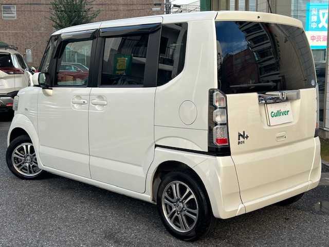 ホンダ Ｎ ＢＯＸ ＋ G ターボパッケージ 東京都 2012(平24)年 2.8万km プレミアムホワイトパール ワンオーナー/ターボ/両側パワースライドドア/革巻きステアリング/パドルシフト/クルーズコントロール/前後ドライブレコーダー/ETC/スマートキー/保証書/取扱説明書