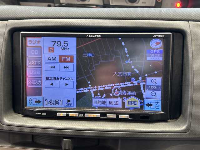 トヨタ シエンタ DICE 埼玉県 2012(平24)年 8.1万km グレーメタリック 7インチECLIPSE社外ナビ/　AM/FM/ワンセグTV/14インチJOKERアルミホイール/両側スライドドア/三列シート/リモコンキー/フロントフォグランプ/ABS/横滑り防止機能/ドアバイザー/保証書/取扱説明書/記録簿