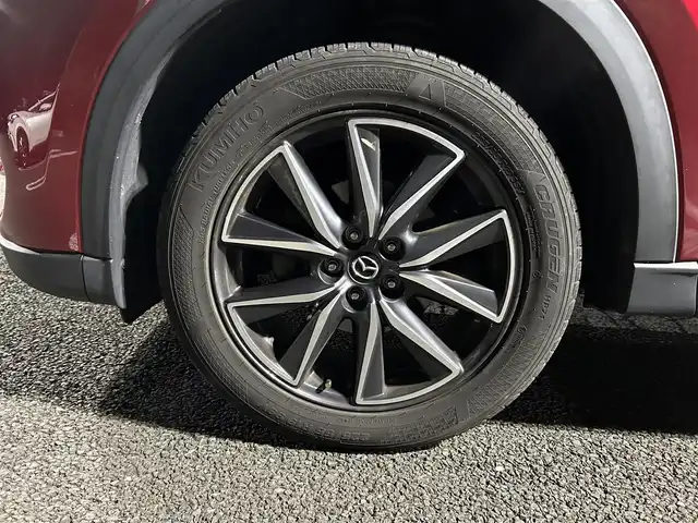 マツダ ＣＸ－５ XD プロアクティブ 石川県 2017(平29)年 9.5万km ソウルレッドクリスタルM 純正メーカーオプションナビ/レーダークルーズコントロール/前後ドライブレコーダー/バックカメラ/ETC/オートライト/ＬＥＤヘッドライト/レーンキープアシスト/純正19インチアルミホイール