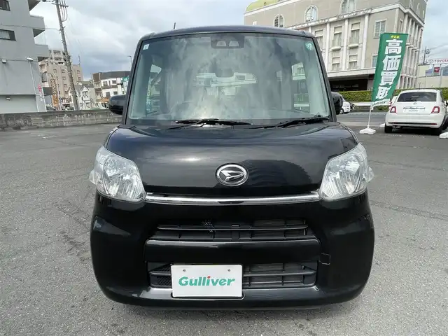 ダイハツ タント X SA Ⅲ 静岡県 2017(平29)年 3.8万km ブラックマイカメタリック ワンオーナー/社外メモリナビ（RE03WD）/フルセグTV/DVD/CD/SD/USB/Bluetooth/左側パワースライドドア/スマートアシスト3（衝突回避支援システム）/・衝突回避支援ブレーキ機能/・衝突警報機能（対向車・歩行者）/・車線逸脱警報機能/・誤発進抑制制御機能/・先行車発進お知らせ機能/・オートハイビーム/アイドリングストップ/スマートキー2個/プッシュスタート/新車時保証書/取扱説明書