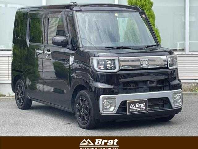 ダイハツ ウェイク X ファインセレクション SA 岩手県 2016(平28)年 10.3万km ブラックマイカメタリック 4WD/社外ＳＤナビ/ＣＤ／ＤＶＤ／ＢＴ／フルセグ/Ｂカメラ/エンスタ/純正フロアマット/Ｄ席シートヒーター/左側パワースライドドア/ＥＴＣ/衝突被害軽減ブレーキ/保証書/取扱説明書