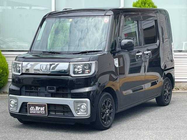 ダイハツ ウェイク X ファインセレクション SA 岩手県 2016(平28)年 10.3万km ブラックマイカメタリック 4WD/社外ＳＤナビ/ＣＤ／ＤＶＤ／ＢＴ／フルセグ/Ｂカメラ/エンスタ/純正フロアマット/Ｄ席シートヒーター/左側パワースライドドア/ＥＴＣ/衝突被害軽減ブレーキ/保証書/取扱説明書