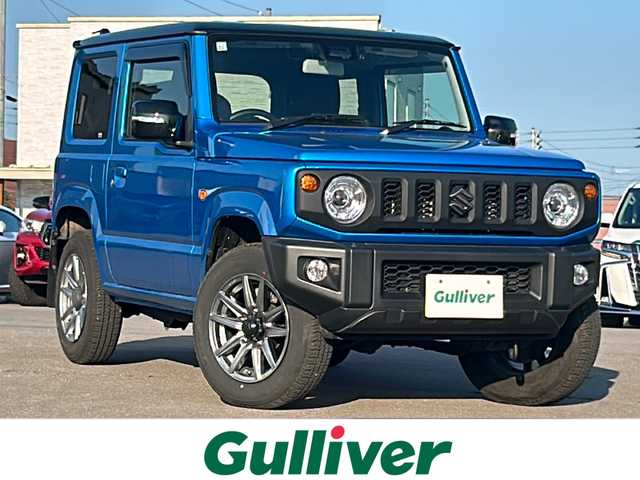 スズキ ジムニー XC 道南・函館 2021(令3)年 0.9万km ブリスクブルーメタリック/ブラック2トーンルーフ 社外ナビ/フルセグＴＶ/衝突軽減ブレーキ/夏冬タイヤ/バックカメラ/クルーズコントロール/車線逸脱警報装置/シートヒーター/ヘッドライトウォッシャー/オートライト/ダウンヒルコントロールアシスト