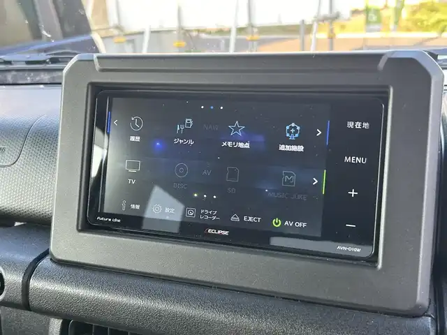 スズキ ジムニー XC 道南・函館 2021(令3)年 0.9万km ブリスクブルーメタリック/ブラック2トーンルーフ 社外ナビ/フルセグＴＶ/衝突軽減ブレーキ/夏冬タイヤ/バックカメラ/クルーズコントロール/車線逸脱警報装置/シートヒーター/ヘッドライトウォッシャー/オートライト/ダウンヒルコントロールアシスト