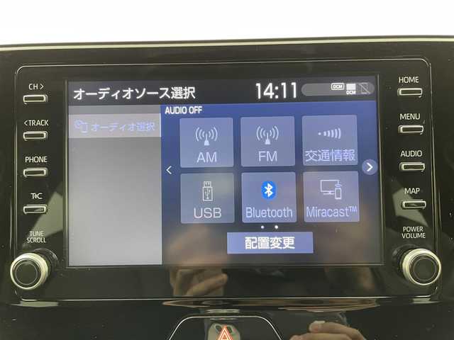 トヨタ ハリアー G 富山県 2022(令4)年 4.5万km ブラック 純正ディスプレイオーディオ（AM/FM/BT/USB）/バックカメラ/ドライブレコーダー/デジタルインナーミラー/ハーフレザーシート/衝突被害軽減システム/レーダークルーズコントロール/レーンキープアシスト/コーナーセンサー/横滑り防止装置/オートLEDライト/フォグライト/社外アルミホイール/純正フロアマット/革巻きステアリング/ステアリングスイッチ/スマートキー