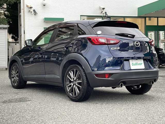 マツダ ＣＸ－３ XD ツーリング 大阪府 2015(平27)年 3万km ディープクリスタルブルーマイカ 純正SDナビ/・DVD/CD/FM/AM/Bluetooth/・フルセグテレビ/ETC/ドライブレコーダー/バックカメラ/衝突軽減ブレーキ/レーンキープアシスト/クルーズコントロール/盗難防止装置/ステアリングリモコン/革巻きステアリング/パドルシフト/LEDヘッドライト/オートライト/オートエアコン/スマートキー×2/プッシュスタート/12V電源/USBジャック/純正18インチアルミホイール/純正フロアマット/取扱説明書/ナビ取扱説明書/保証書