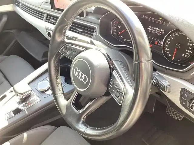 アウディ Ａ４ アバント 1．4TFSIスポーツ 愛知県 2016(平28)年 8.1万km パール ワンオーナー　/メーカーナビ　/フルセグ　/バックカメラ　/パワーバックドア　/パドルシフト　/ステアリングスイッチ　/ビルトインＥＴＣ　/ＨＩＤヘッド　/シートヒーター　/パワーシート　/ＩＳＯＦＩＸ　/コーナーセンサー　/スペアキー　/保証書