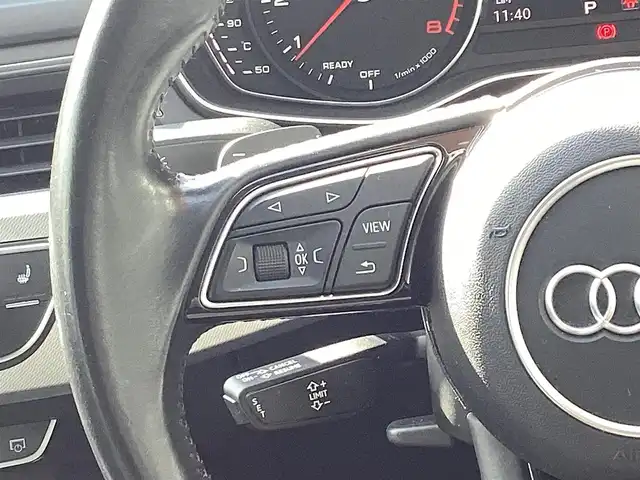 アウディ Ａ４ アバント 1．4TFSIスポーツ 愛知県 2016(平28)年 8.1万km パール ワンオーナー　/メーカーナビ　/フルセグ　/バックカメラ　/パワーバックドア　/パドルシフト　/ステアリングスイッチ　/ビルトインＥＴＣ　/ＨＩＤヘッド　/シートヒーター　/パワーシート　/ＩＳＯＦＩＸ　/コーナーセンサー　/スペアキー　/保証書