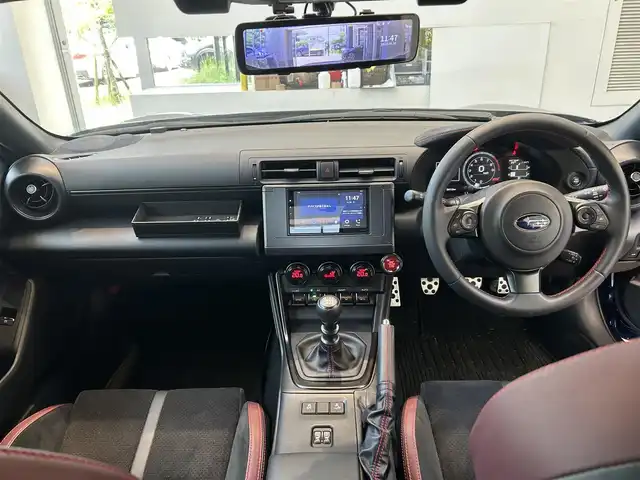 スバル ＢＲＺ STIスポーツ 大阪府 2024(令6)年 0.5万km 青 ハーフレザー/シートヒーター/ディスプレイオーディオ/applecarplay/バックカメラ/純正18インチAW/ETC/ドラレコ/デジタルインナーミラー/クリアランスソナー