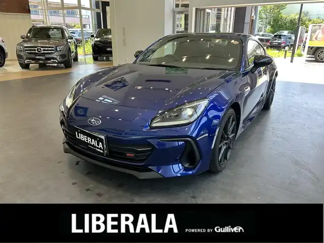 スバル ＢＲＺ STIスポーツ 大阪府 2024(令6)年 0.5万km 青 ハーフレザー/シートヒーター/ディスプレイオーディオ/applecarplay/バックカメラ/純正18インチAW/ETC/ドラレコ/デジタルインナーミラー/クリアランスソナー