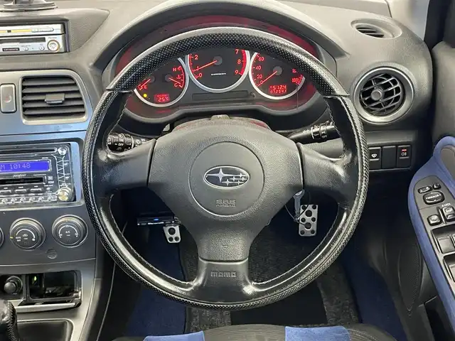 スバル インプレッサ ＷＲＸ 2004 V－Limited 埼玉県 2005(平17)年 7.3万km WRブルーマイカ ＥＴＣ　ＣＤ再生　純正アルミホイール　ＨＩＤライト　リモコンキー　パワーステアリング　パワーウインドウ　オートエアコン