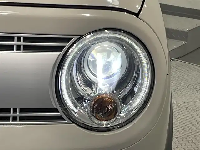 スズキ ラパン X 愛知県 2017(平29)年 4.1万km フォーンベージュメタリック/ホワイト2トーンルーフ 純正ナビ　/（ディスク/ラジオ/フルセグTV/USB/iPod/Bluetooth/aha/AUX)/アラウンドビューモニター　/衝突軽減ブレーキ　/シートヒーター　/ビルトインＥＴＣ　/アイドリングストップ　/ＵＳＢ接続　/アクセサリーソケット/ＬＥＤヘッドランプ　/ステアリングスイッチ　/プッシュスタート　/　　-スマートキー/横滑り防止/純正フロアマット/ISOFIX/電格ミラー