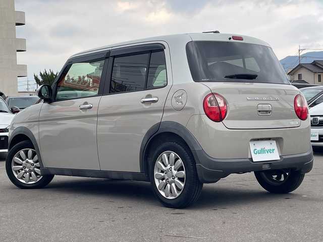 スズキ ラパン X 山口県 2017(平29)年 4.1万km フォーンベージュメタリック/ホワイト2トーンルーフ 純正ナビ　/（フルセグTV/USB/iPod/Bluetooth/aha/AUX)/アラウンドビューモニター　/衝突軽減ブレーキ　/シートヒーター　/ビルトインＥＴＣ　/アイドリングストップ　/ＵＳＢ接続　/アクセサリーソケット/ＬＥＤヘッドランプ　/ステアリングスイッチ　/プッシュスタート　/　　-スマートキー/横滑り防止/純正フロアマット/ISOFIX/電格ミラー