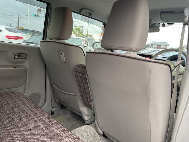 スズキ ラパン X 山口県 2017(平29)年 4.1万km フォーンベージュメタリック/ホワイト2トーンルーフ 純正ナビ　/（フルセグTV/USB/iPod/Bluetooth/aha/AUX)/アラウンドビューモニター　/衝突軽減ブレーキ　/シートヒーター　/ビルトインＥＴＣ　/アイドリングストップ　/ＵＳＢ接続　/アクセサリーソケット/ＬＥＤヘッドランプ　/ステアリングスイッチ　/プッシュスタート　/　　-スマートキー/横滑り防止/純正フロアマット/ISOFIX/電格ミラー