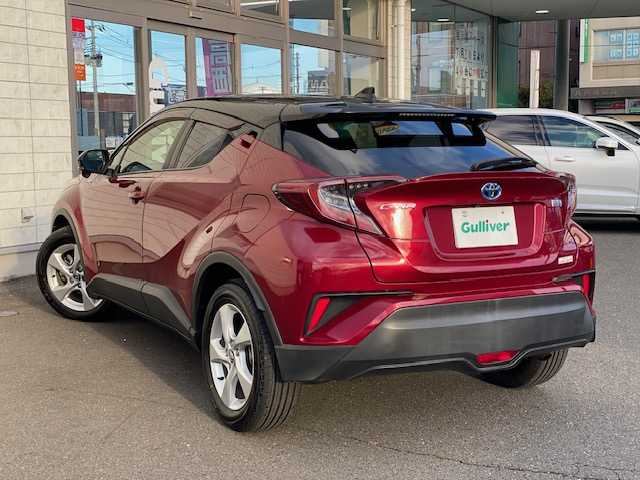 トヨタ Ｃ－ＨＲ S LEDパッケージ 青森県 2019(令1)年 7.6万km ブラック/センシュアルレッドマイカ 2トーン ワンオーナー/トヨタセーフティセンス/・プリクラッシュセーフティ/・レーントレーシングアシスト/・レーダークルーズコントロール/・オートマチックハイビーム/純正ナビ/【CD/DVD/フルセグ/SD/Bluetooth】/バックカメラ/ステアリングスイッチ/オートライト/フォグランプ/ビルトインETC/TOYO24年製サマータイヤ/取扱説明書/保証書