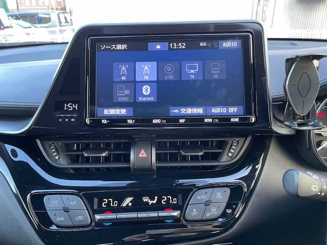 トヨタ Ｃ－ＨＲ S LEDパッケージ 青森県 2019(令1)年 7.6万km ブラック/センシュアルレッドマイカ 2トーン ワンオーナー/トヨタセーフティセンス/・プリクラッシュセーフティ/・レーントレーシングアシスト/・レーダークルーズコントロール/・オートマチックハイビーム/純正ナビ/【CD/DVD/フルセグ/SD/Bluetooth】/バックカメラ/ステアリングスイッチ/オートライト/フォグランプ/ビルトインETC/TOYO24年製サマータイヤ/取扱説明書/保証書