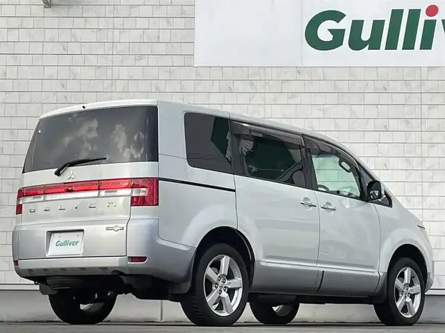 三菱 デリカＤ：５ シャモニー 岩手県 2010(平22)年 13.6万km ウォームホワイトパール ４WD/両側パワースライドドア/純正ナビ/フルセグTV/CD/DVD/FM/AM/バックカメラ/クルーズコントロール（追従機能あり）/パドルシフト/オートライト/フォグランプ/ETC/スペアキー/純正アルミホイール/純正フロアマット/ドアバイザー